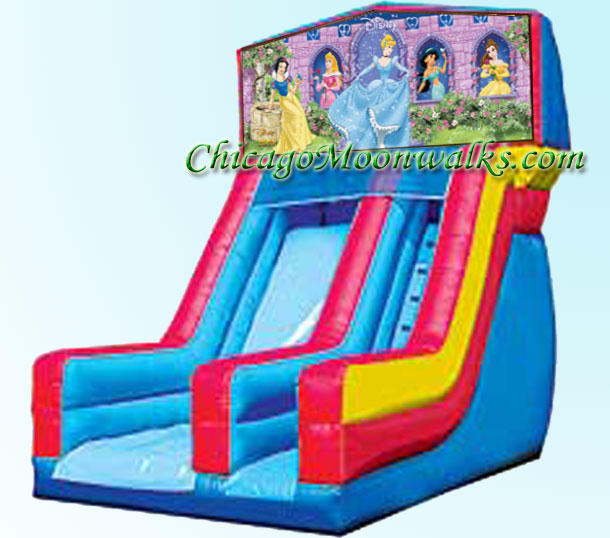 Disney Princess Slide Inflatable Rental Chicago Illinois